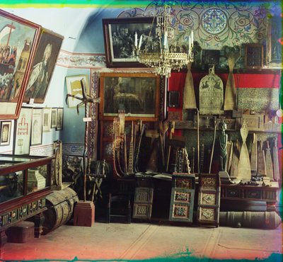 Habitación de Iona en el Kremlin de Rostov, 1905-1915 de Sergey Prokudin Gorsky